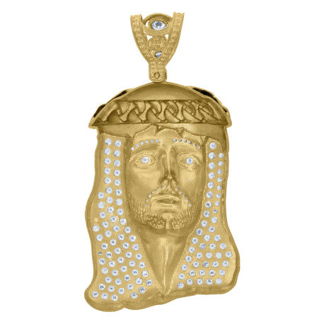 10Kt Gold Cz Pendant