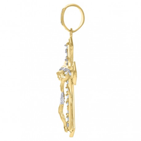 10Kt Gold Cz Pendant