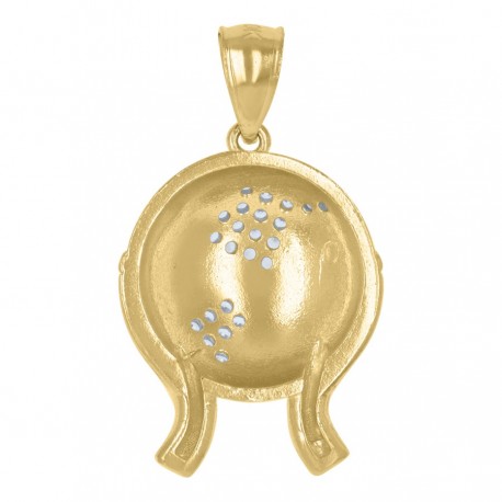 10Kt Gold Cz Pendant