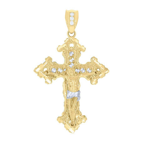 10Kt Gold Cz Pendant