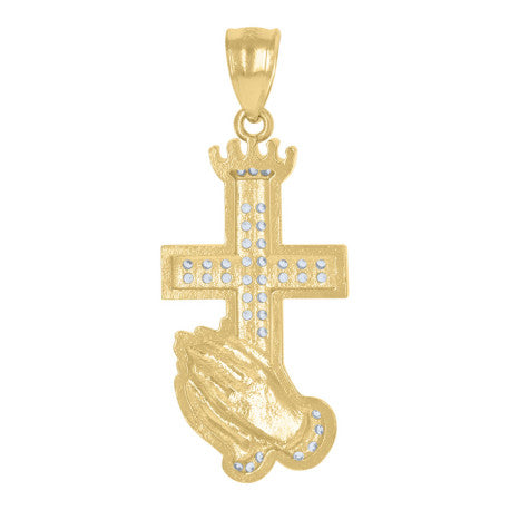 10Kt Gold Cz Pendant