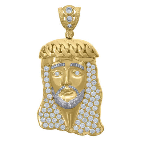 10Kt Gold Cz Pendant
