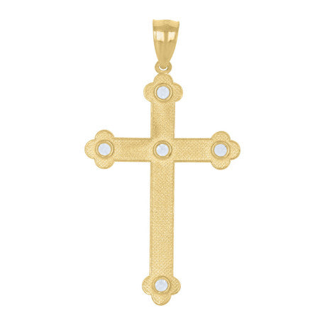 10Kt Gold Cz Pendant