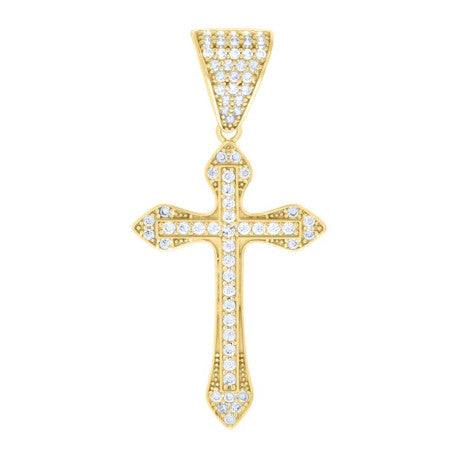 10Kt Gold Cz Pendant