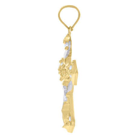 10Kt Gold Cz Pendant