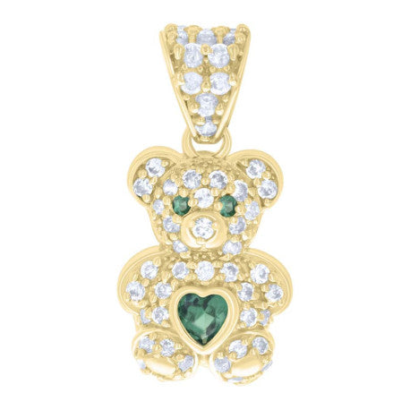 10Kt Gold Cz Pendant