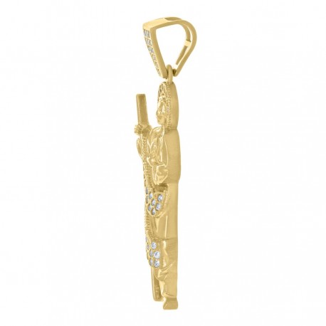 10Kt Gold Cz Pendant