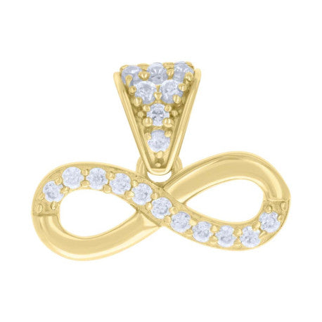 10Kt Gold Cz Pendant