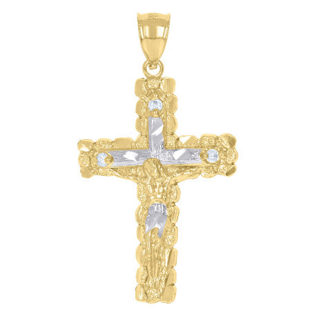 10Kt Gold Cz Pendant