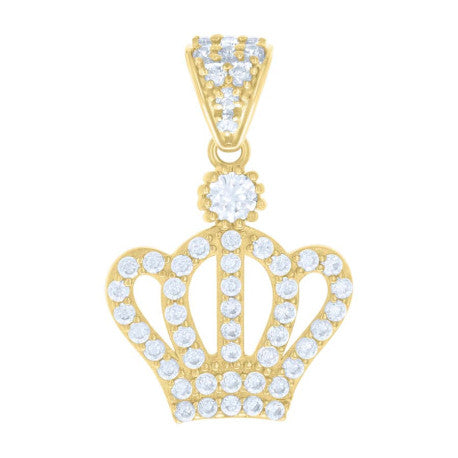 10Kt Gold Cz Pendant