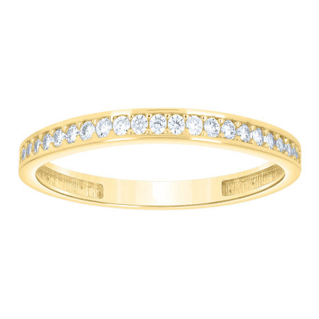10Kt Gold Cz Ring