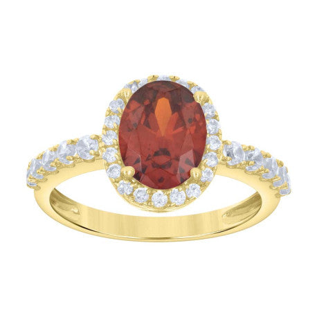 10Kt Gold Cz Ring