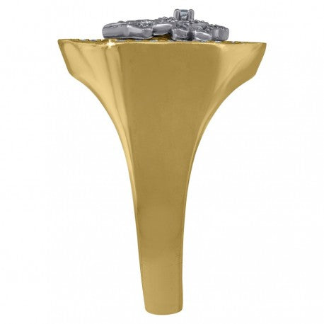 10Kt Gold Cz Ring