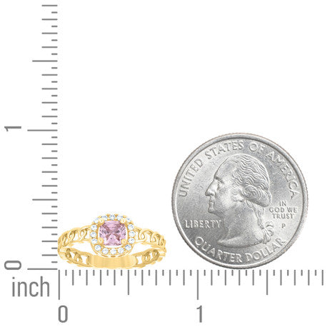 10Kt Gold Cz Ring