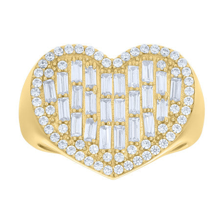 10Kt Gold Cz Ring