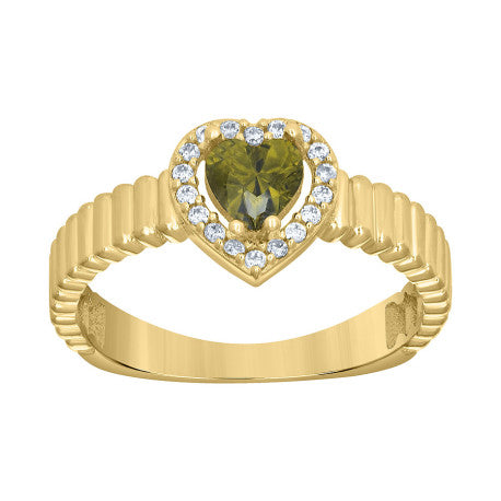 10Kt Gold Cz Ring