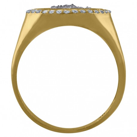 10Kt Gold Cz Ring