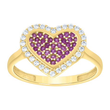 10Kt Gold Cz Ring