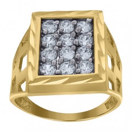 10Kt Gold Cz Ring