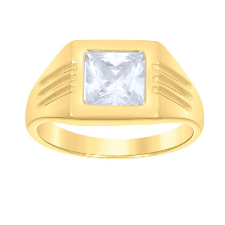 10Kt Gold Cz Baby Ring