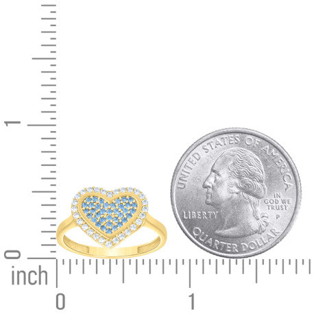 10Kt Gold Cz Ring