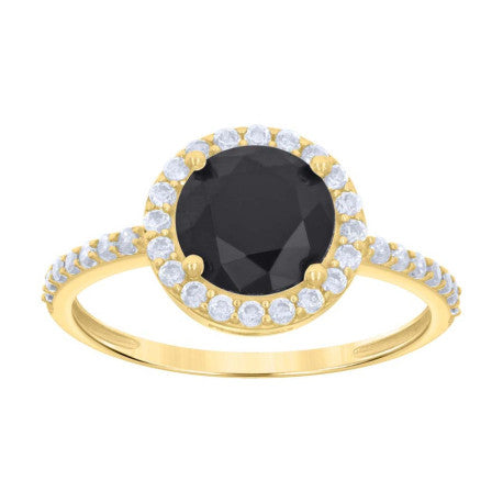 10Kt Gold Cz Ring