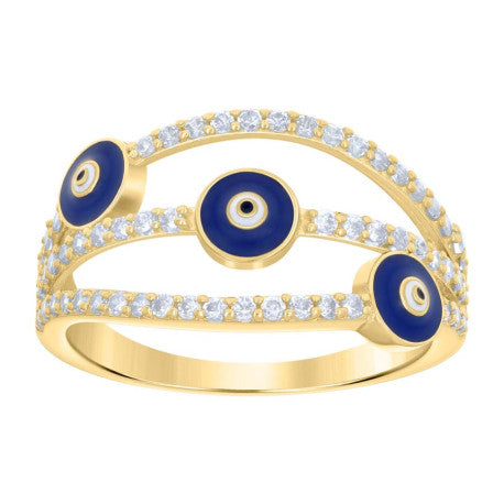 10Kt Gold Cz Ring
