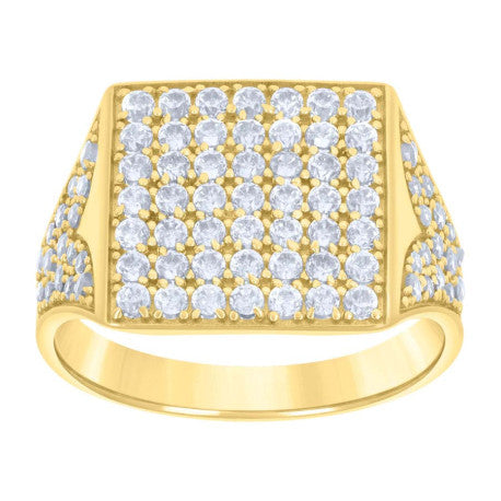 10Kt Gold Cz Ring
