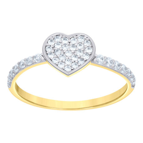 10Kt Gold Cz Ring