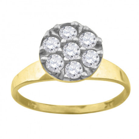 10Kt Gold Cz Ring