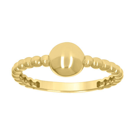 10Kt Gold Cz Ring