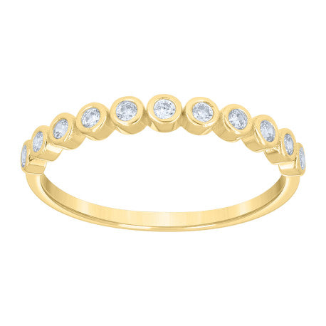 10Kt Gold Cz Ring