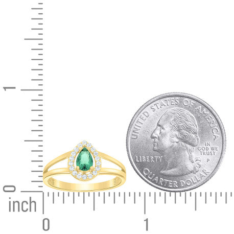 10Kt Gold Cz Ring