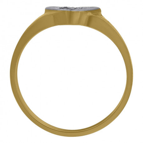 10Kt Gold Cz Ring