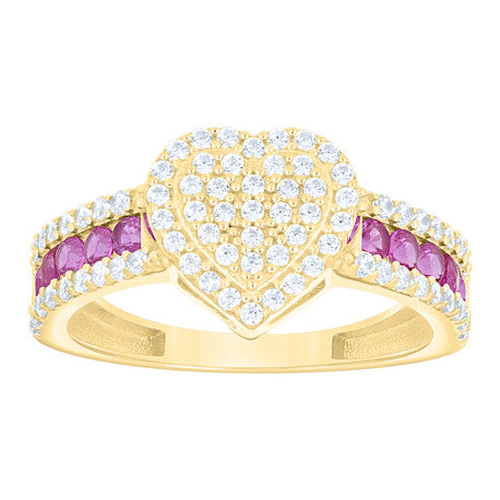 10Kt Gold Cz Ring