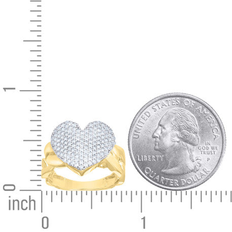 10Kt Gold Cz Ring
