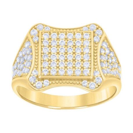 10Kt Gold Cz Ring