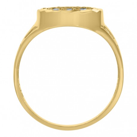 10Kt Gold Cz Ring