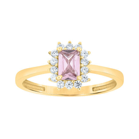 10Kt Gold Cz Ring