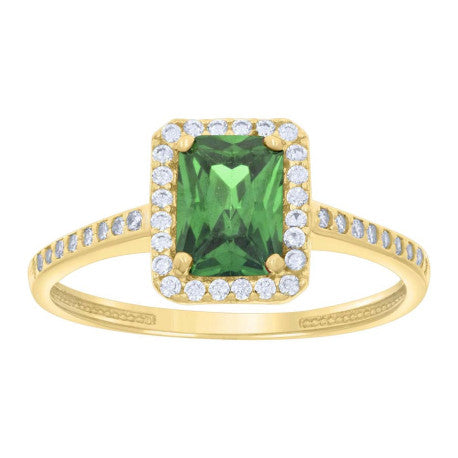 10Kt Gold Cz Ring