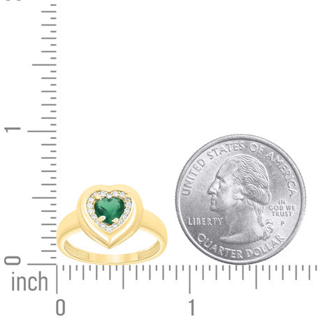 10Kt Gold Cz Ring
