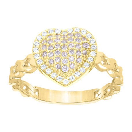 10Kt Gold Cz Ring