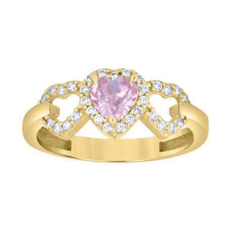 10Kt Gold Cz Ring