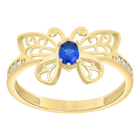 10Kt Gold Cz Ring