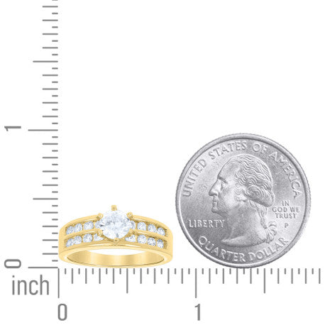 10Kt Gold Cz Ring