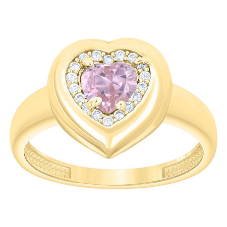 10Kt Gold Cz Ring