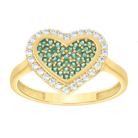 10Kt Gold Cz Ring
