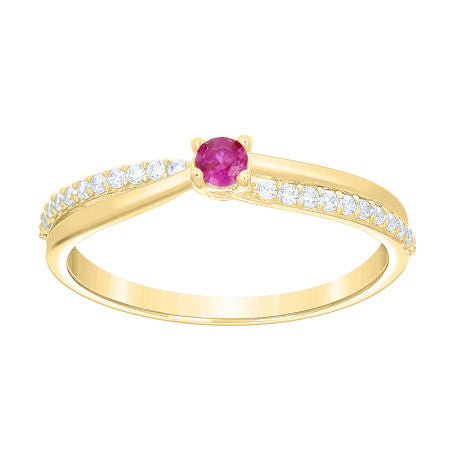 10Kt Gold Cz Ring
