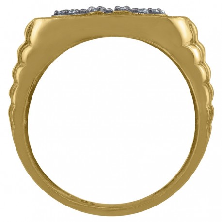 10Kt Gold Cz Ring