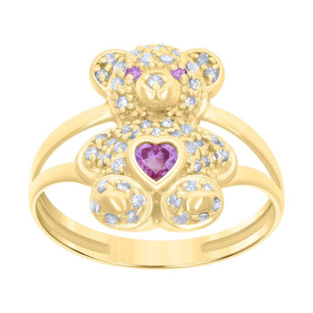 10Kt Gold Cz Ring